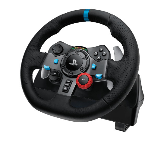 Logitech Driving Force ratt och pedaler, PlayStation 5/PlayStation 4/PlayStation 3/PC, Svart