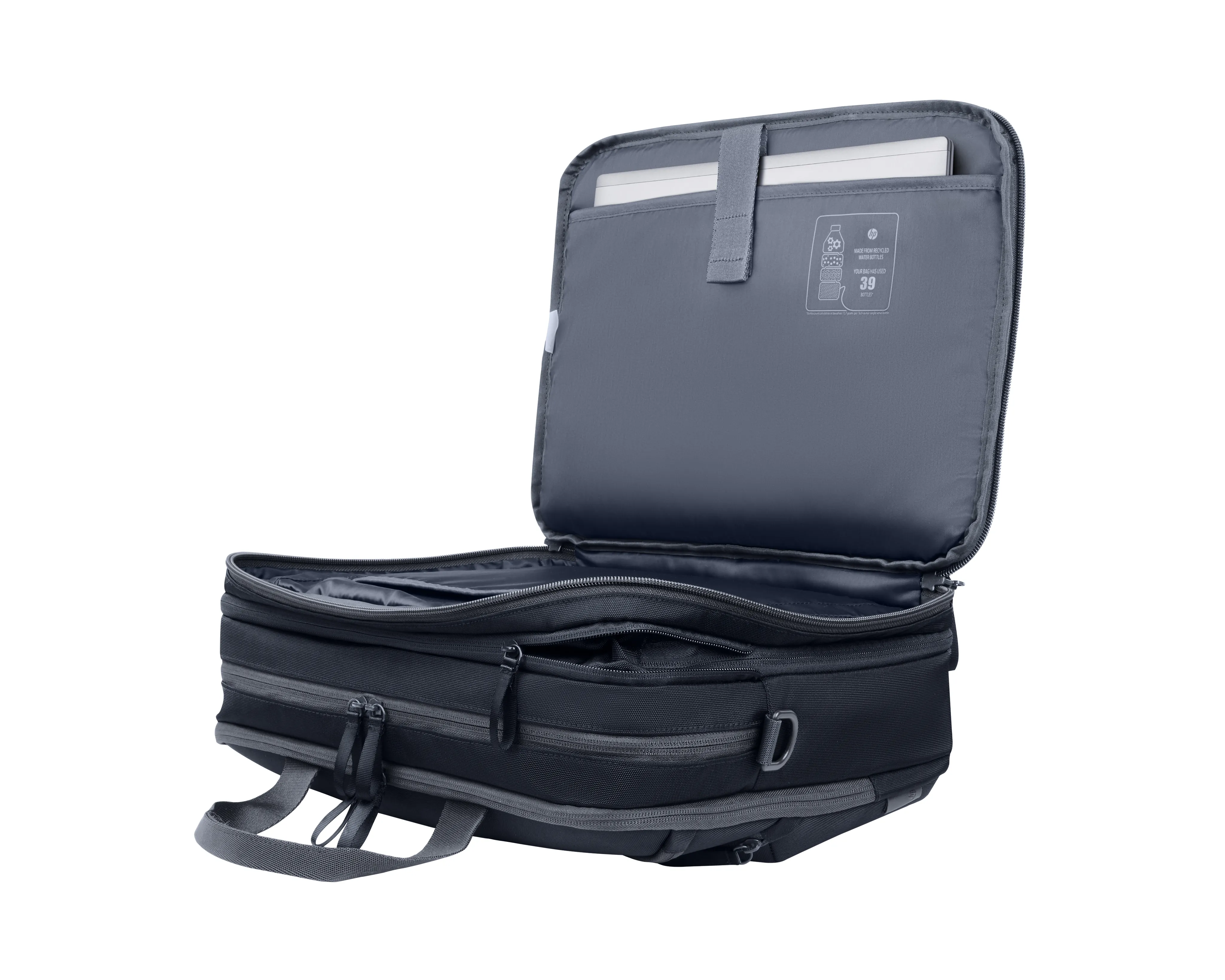 HP 14&quot; Travel Plus 15L - datorv&auml;ska, Bl&aring;/Grafit