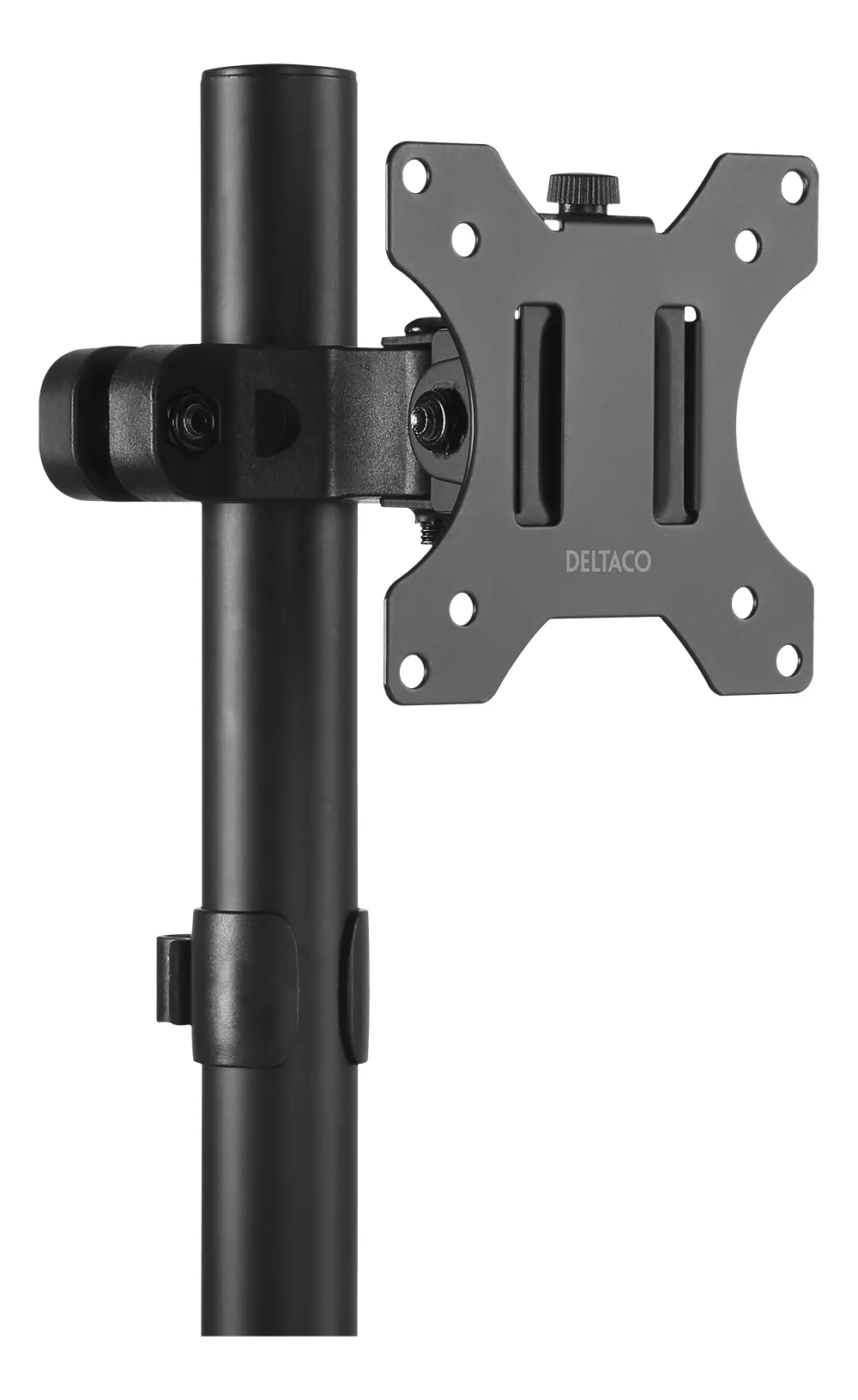 Deltaco Office Pivot - pole mount monitor arm, black, 17-32&quot;, 8kg