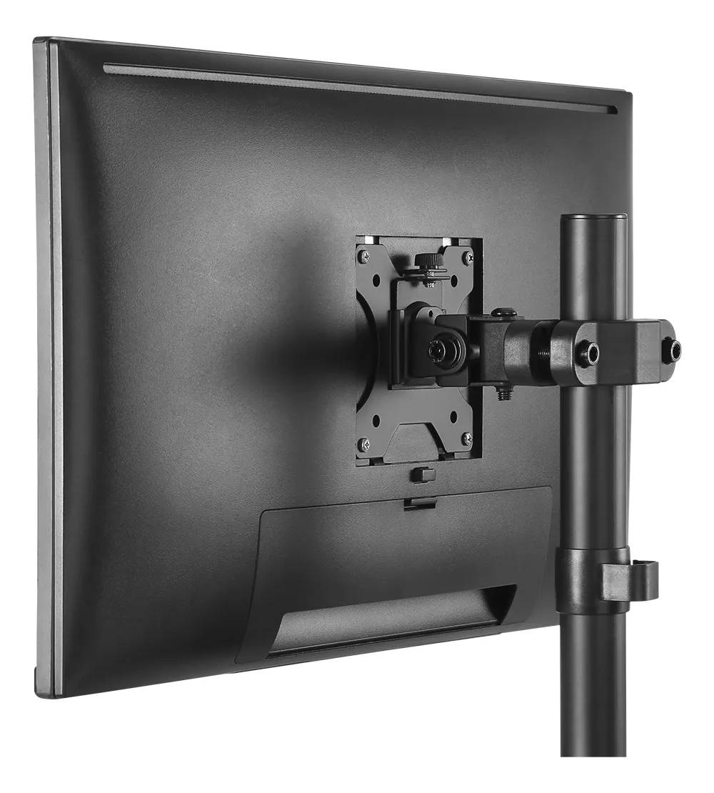 Deltaco Office Pivot - pole mount monitor arm, black, 17-32&quot;, 8kg