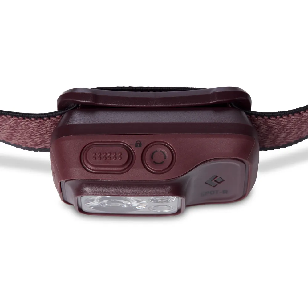 Black Diamond headlamp Spot 400-R, LED light (bordeaux)