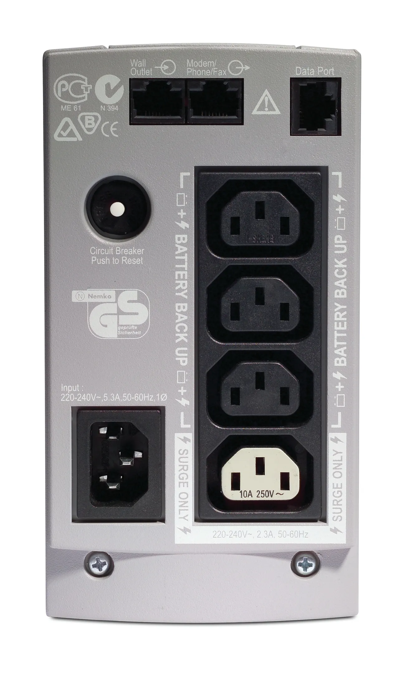 APC BackUPS 350VA USB USV with PowerChute Personal