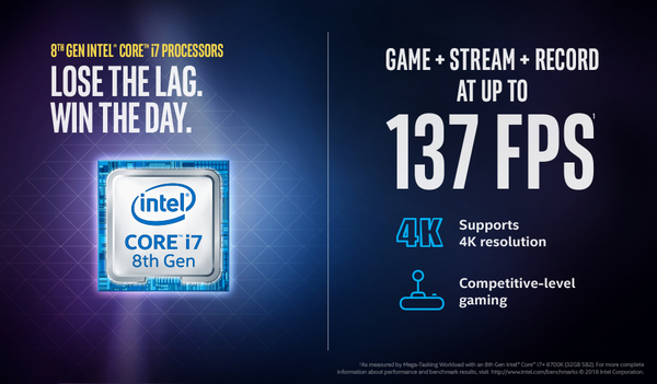 Intel Core i7-8086K 4.00 GHz Coffee Lake, LGA 1151 - processor, boxed