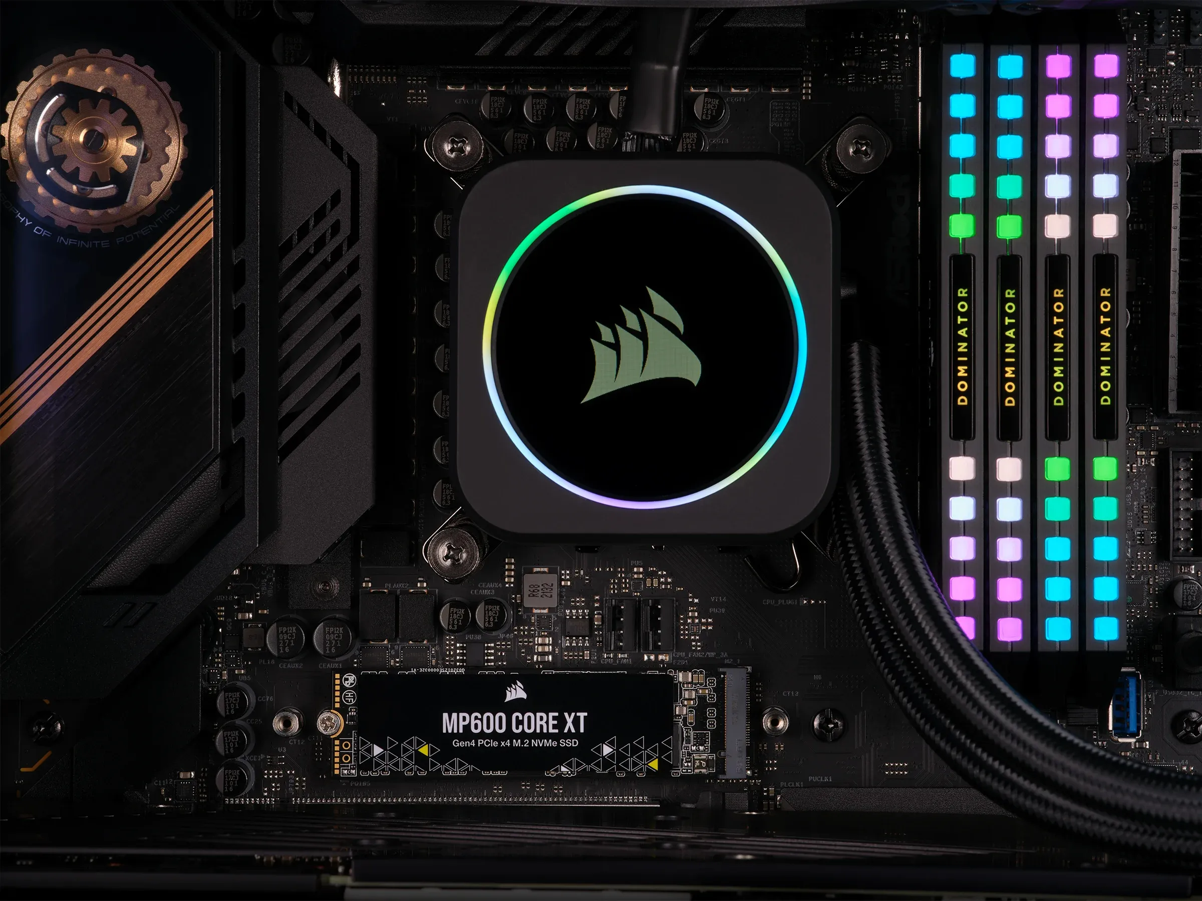 Corsair MP600 CORE XT 2 TB SSD - PCIe 4.0 x4, NVMe 1.4, M.2 2280
