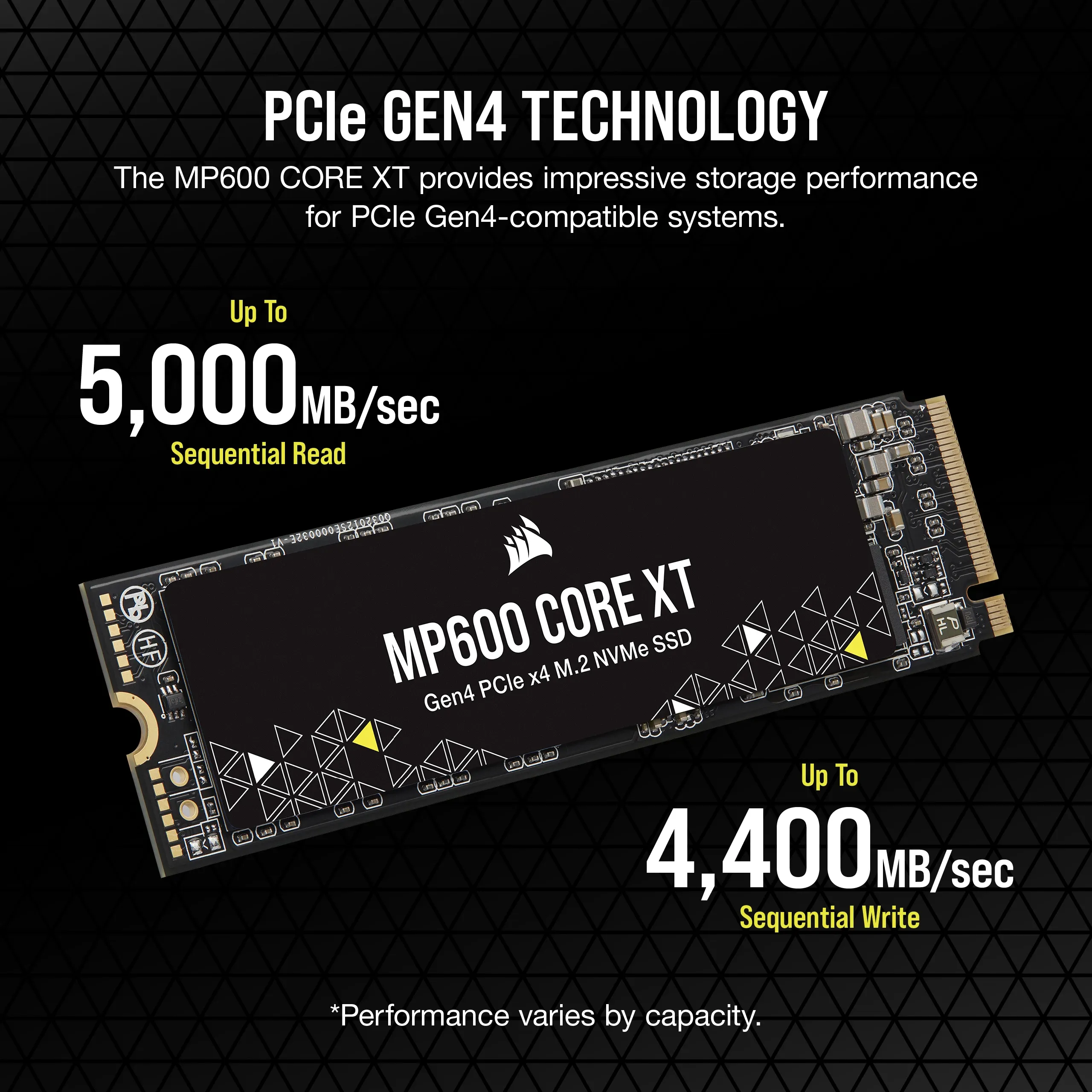 Corsair MP600 CORE XT 2 TB SSD - PCIe 4.0 x4, NVMe 1.4, M.2 2280