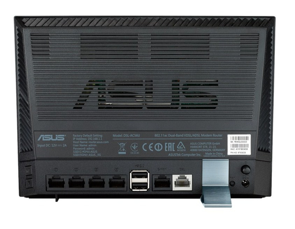 Asus DSL-AC56U 802.11ac Dualb. VDSL2/ADSL Modem Router