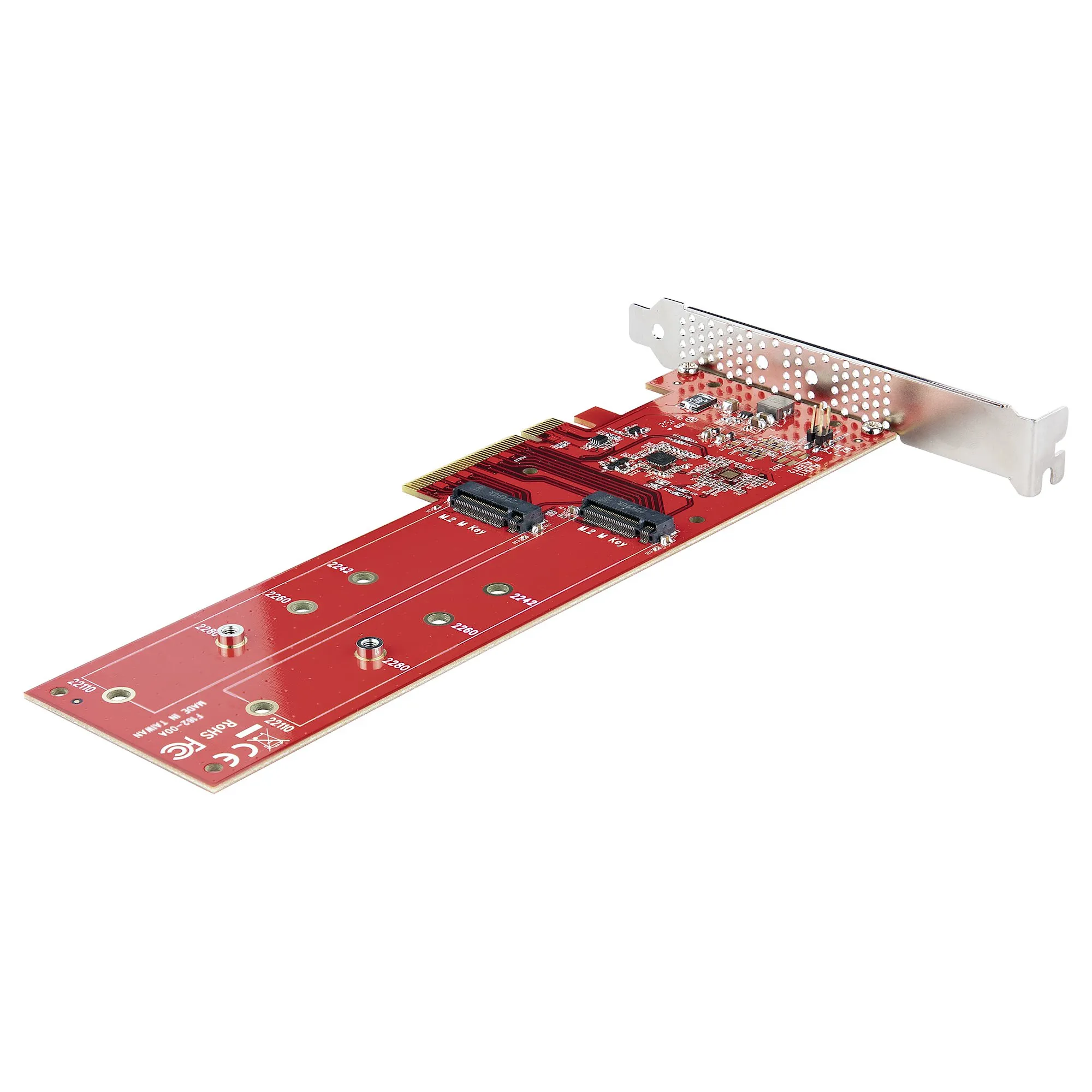 Dual M.2 PCIe SSD Adapter NVMe/AHCI