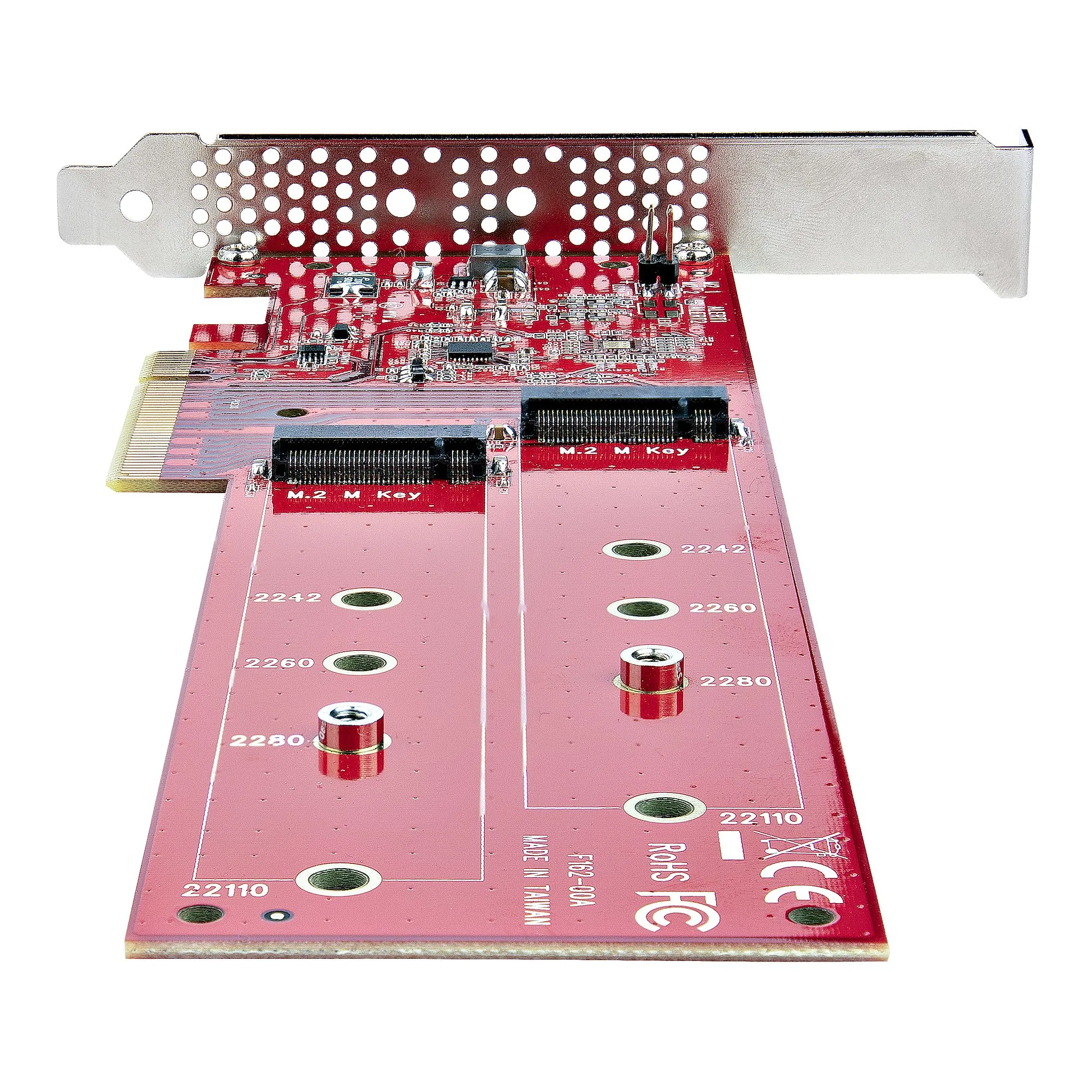 Dual M.2 PCIe SSD Adapter NVMe/AHCI