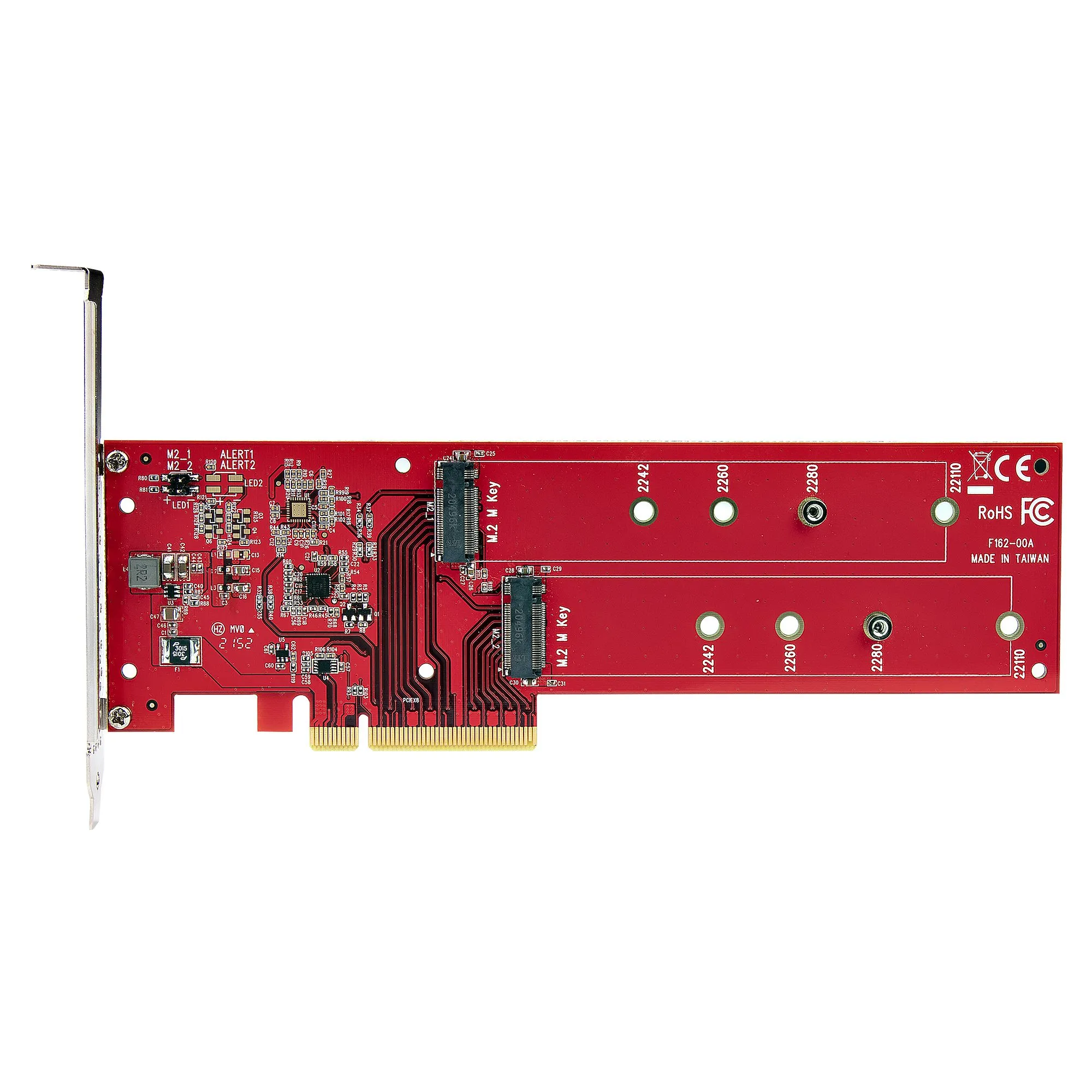 Dual M.2 PCIe SSD Adapter NVMe/AHCI