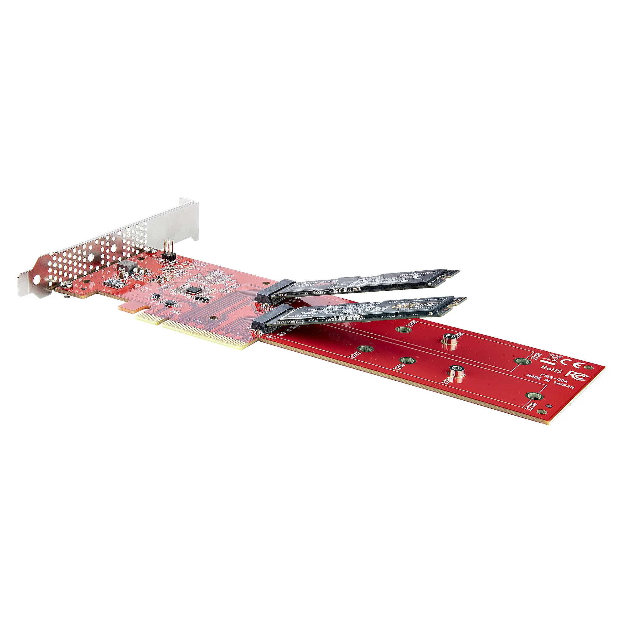 Dual M.2 PCIe SSD Adapter NVMe/AHCI