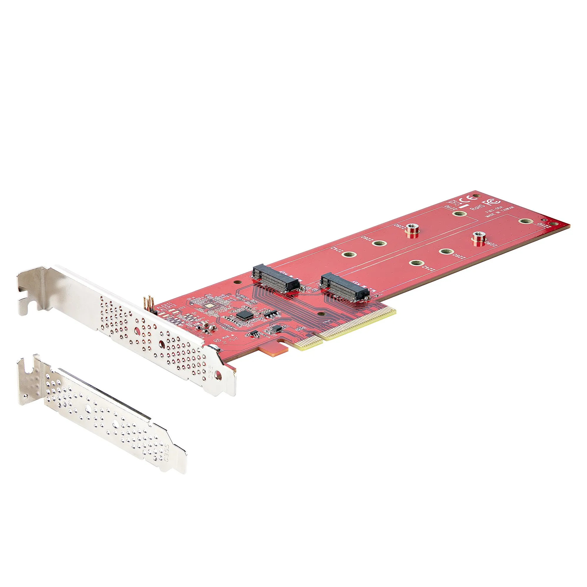 Dual M.2 PCIe SSD Adapter NVMe/AHCI