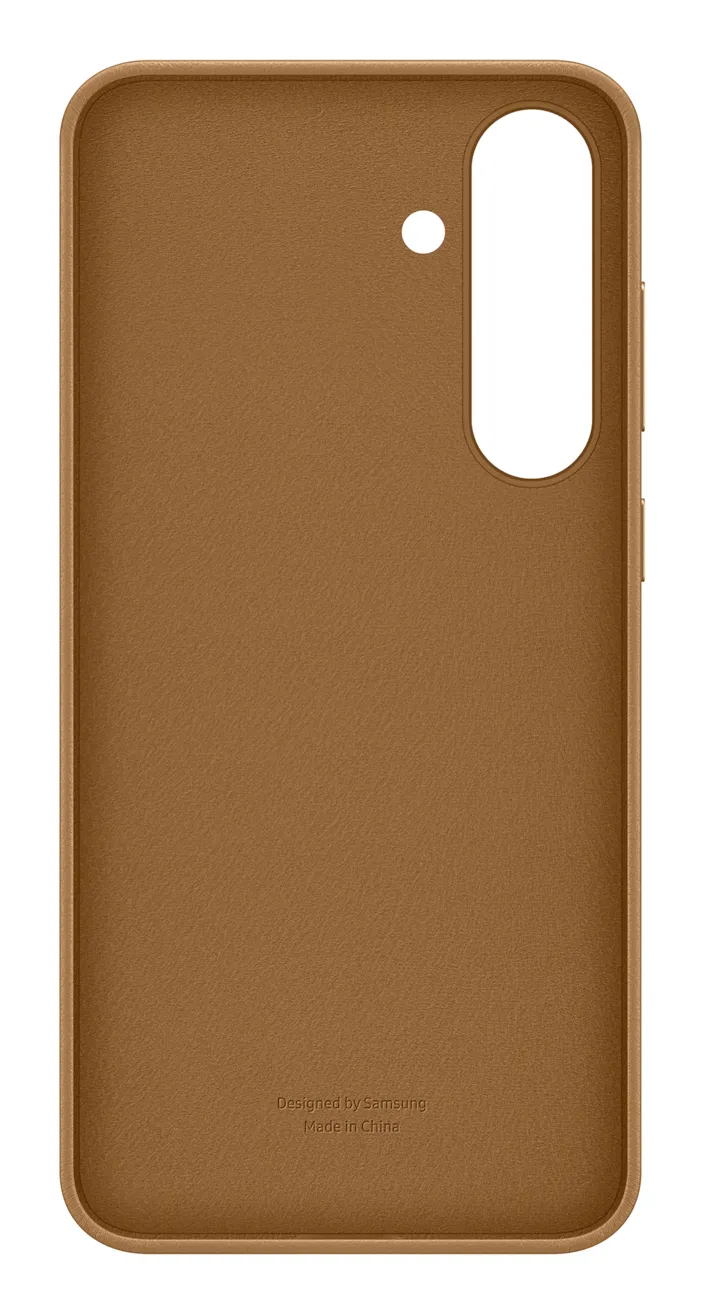 Samsung Galaxy S25+ Kindsuit Faux Leather Case, Camel