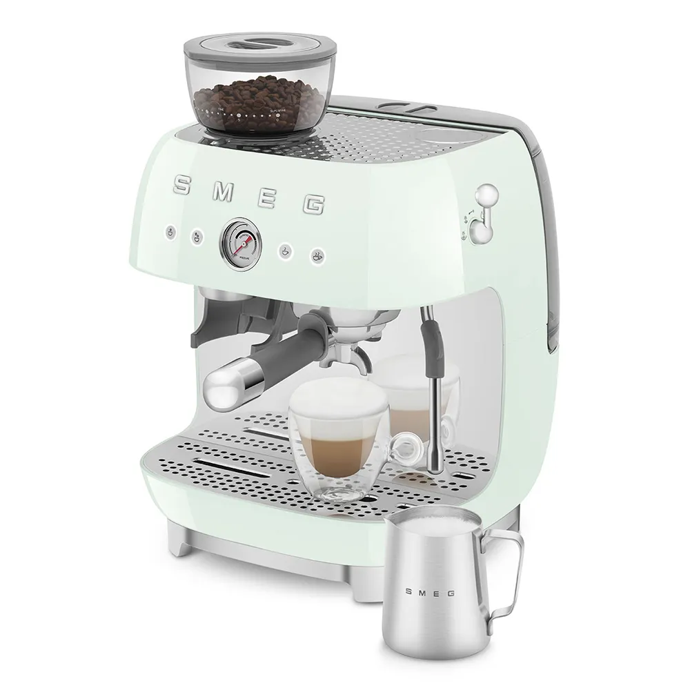 Smeg 50's Style EGF03PGEU - espressomaskin, Gr&ouml;n