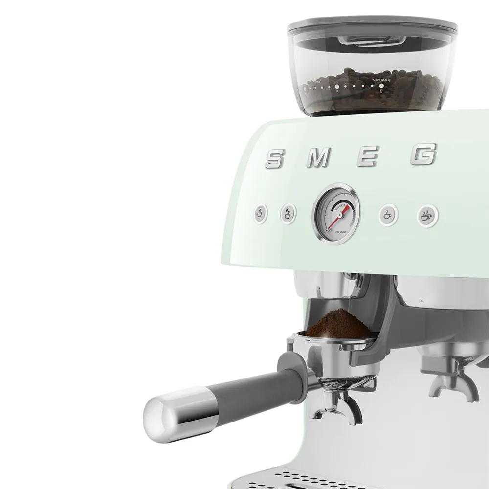 Smeg 50's Style EGF03PGEU - espressomaskin, Gr&ouml;n