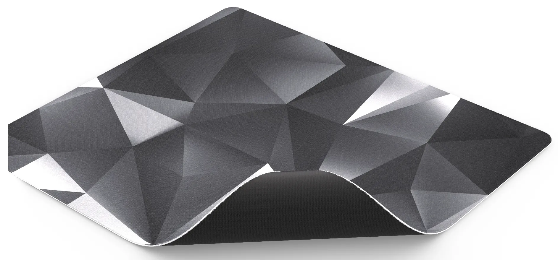 Endorfy Crystal L - gaming mousepad, Black, 450x400mm