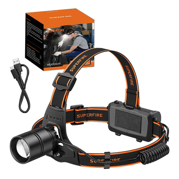 SUPERFIRE HL71, 2800 mAh, 500 lm, Headlamp