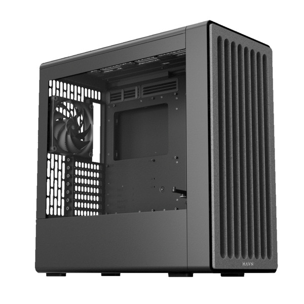 HAVN BF 360 Flow Midi-Tower Case with window, Black