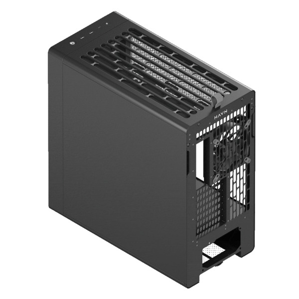 HAVN BF 360 Flow Midi-Tower Case with window, Black