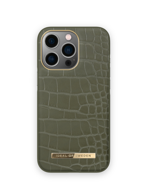 iDeal of Sweden Atelier Case, iPhone 13 Pro - Case, Khaki Croco