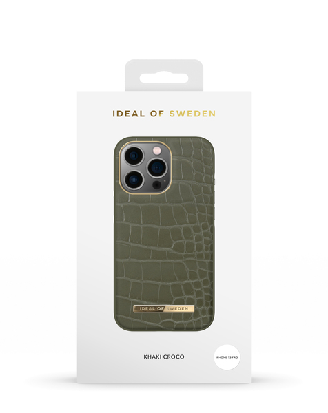 iDeal of Sweden Atelier Case, iPhone 13 Pro - Case, Khaki Croco