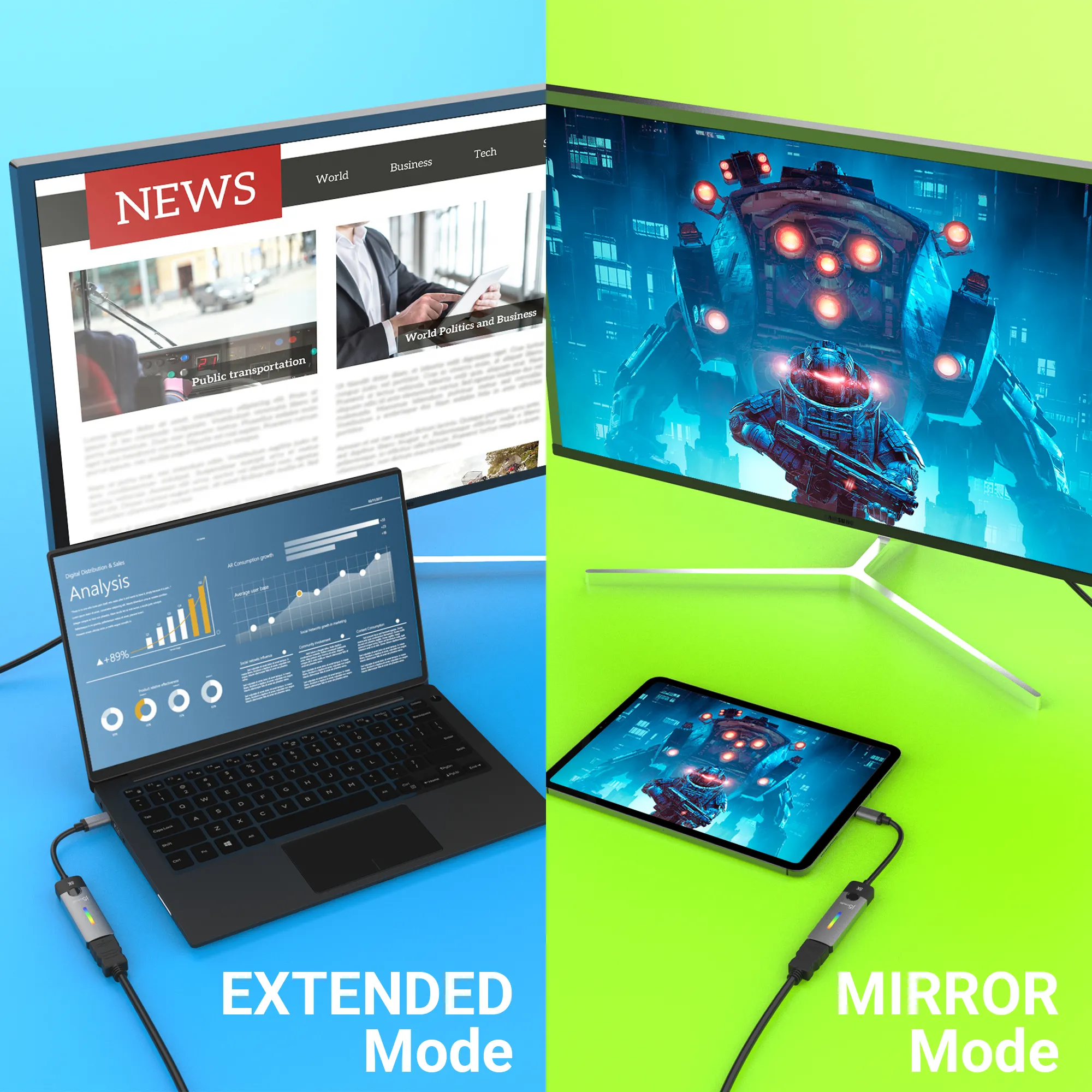 J5 Create  USB-C &ndash; HDMI -adapteri, musta, Harmaa