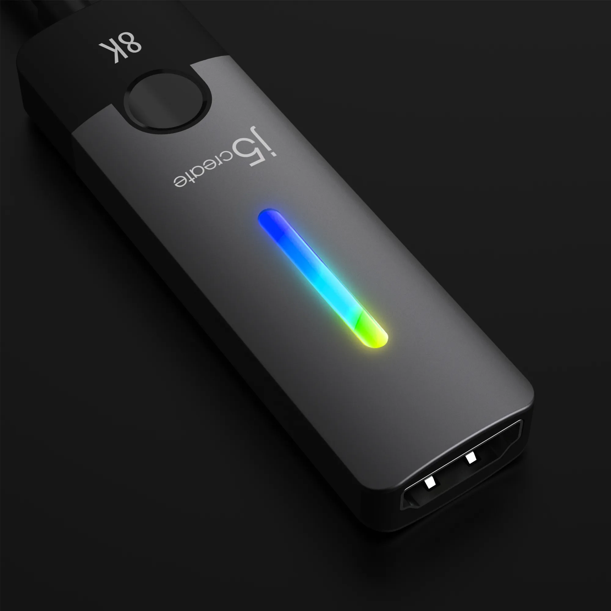 J5 Create  USB-C &ndash; HDMI -adapteri, musta, Harmaa