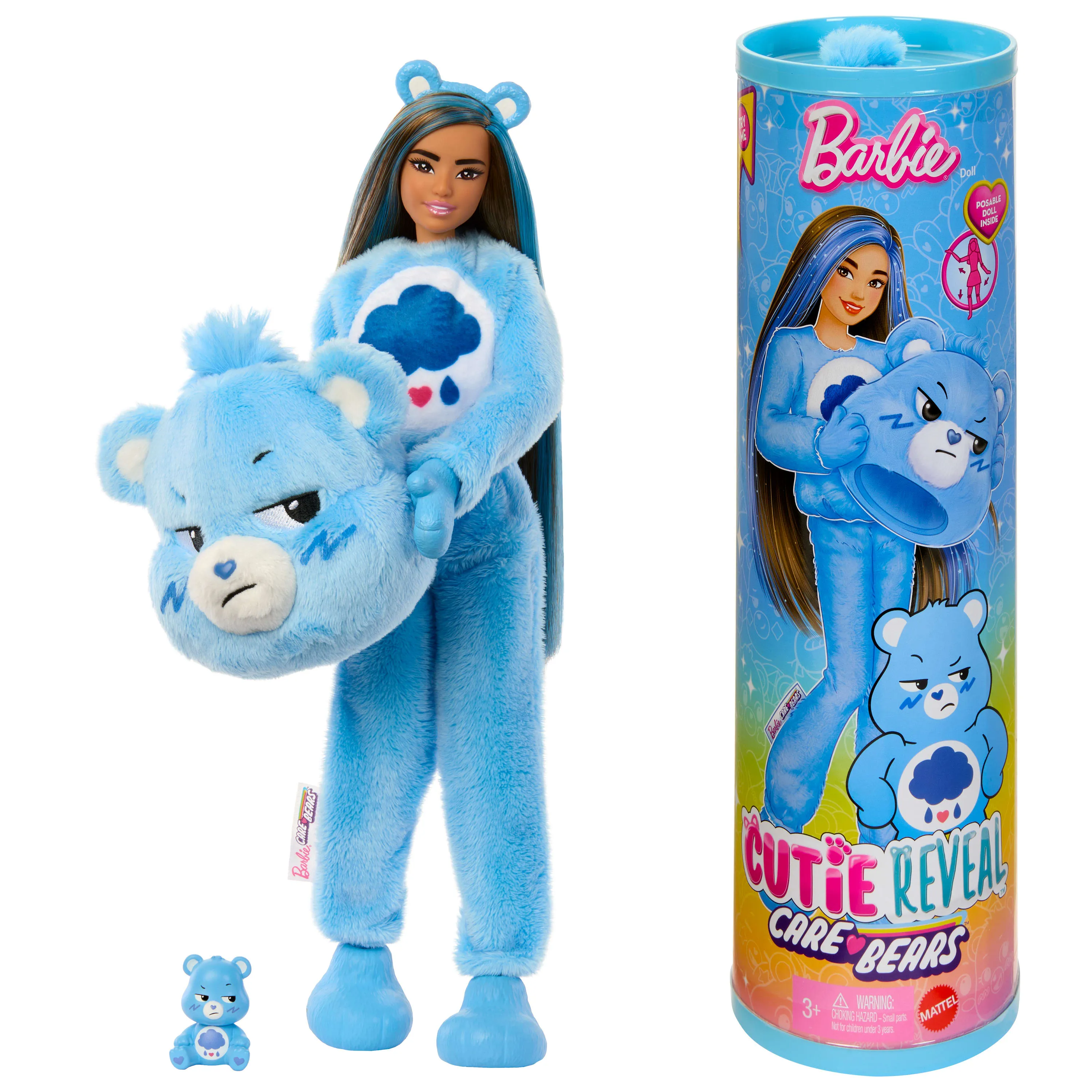 Mattel Barbie Cutie Reveal Care Bears Series - Growling Bear