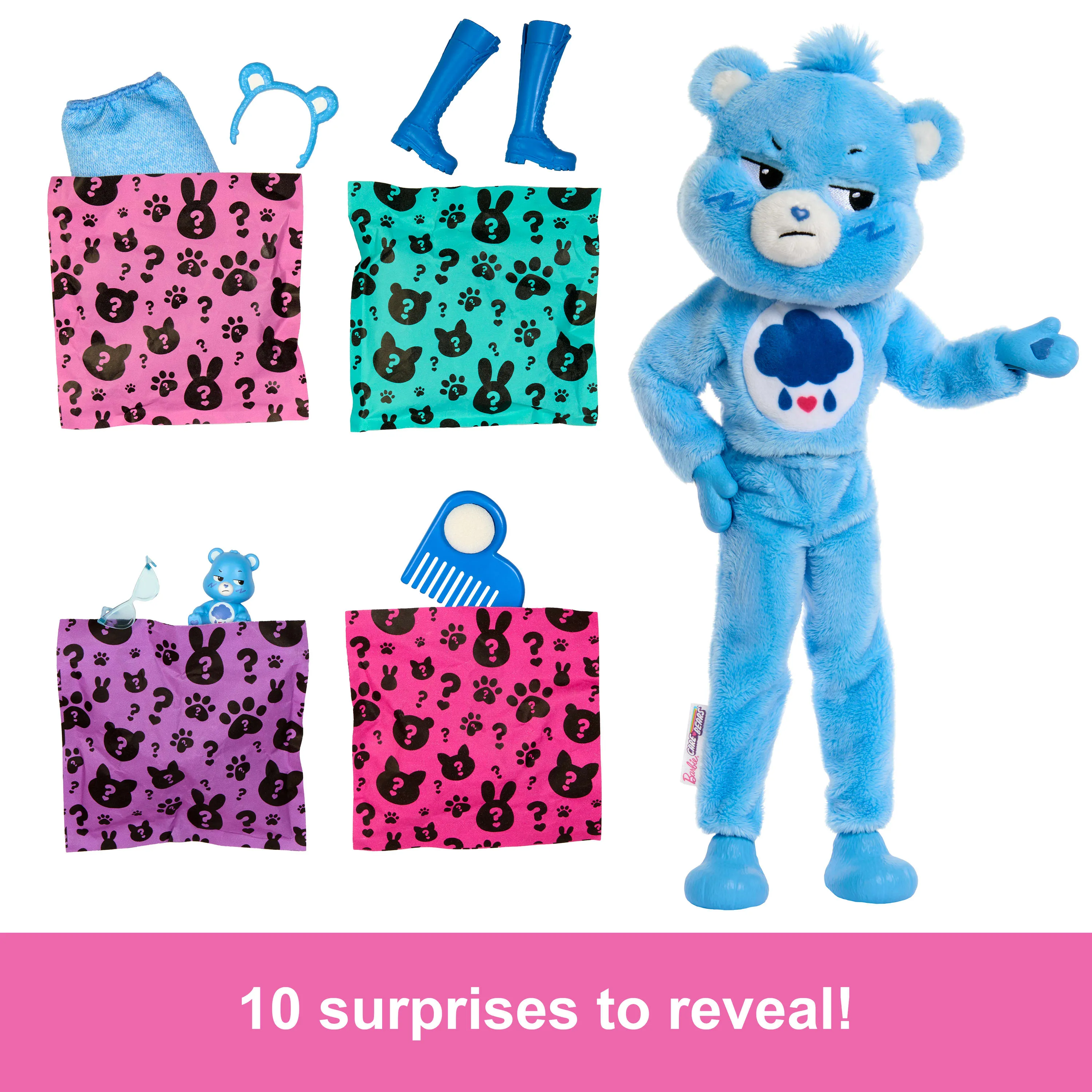 Mattel Barbie Cutie Reveal Care Bears Series - Growling Bear