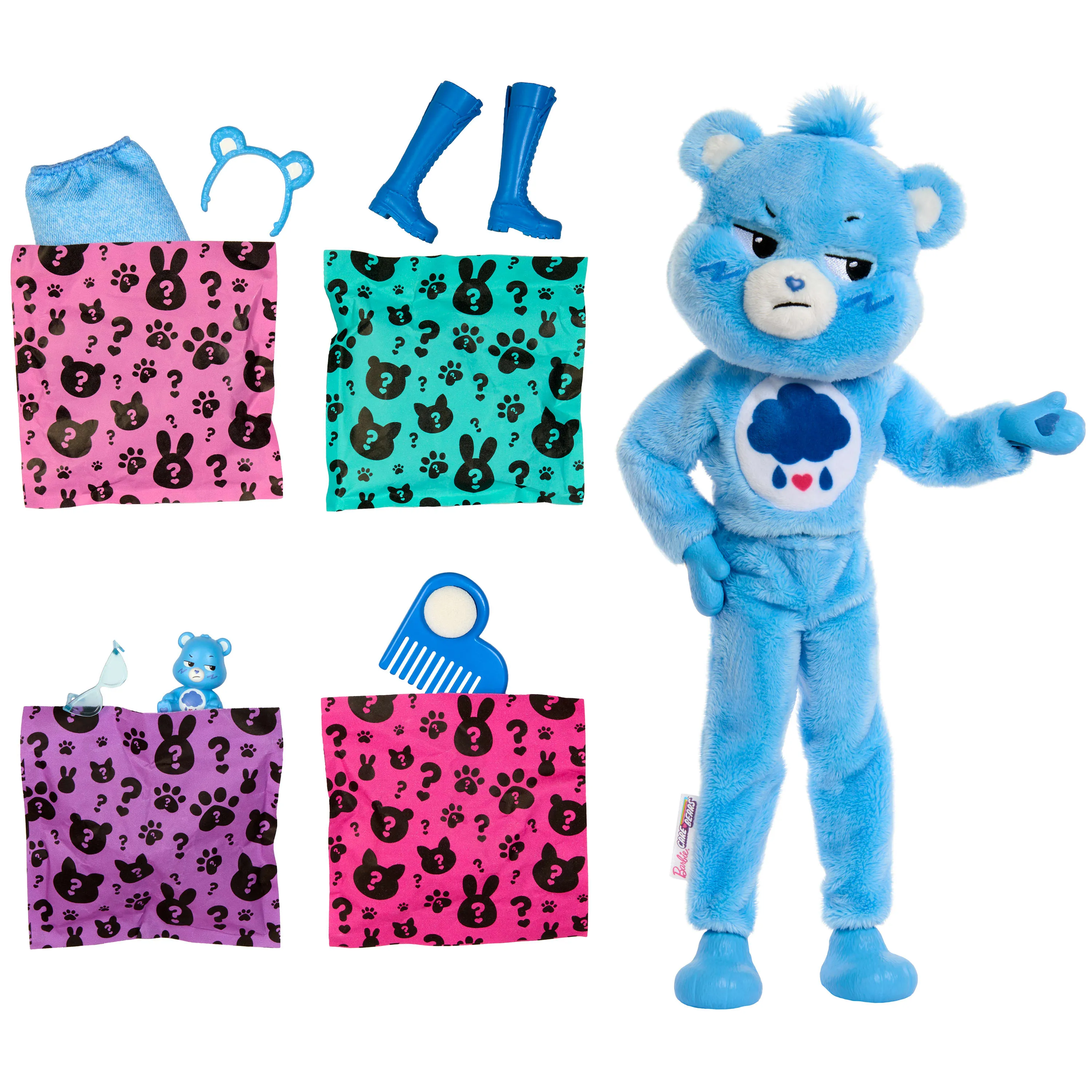 Mattel Barbie Cutie Reveal Care Bears Series - Growling Bear
