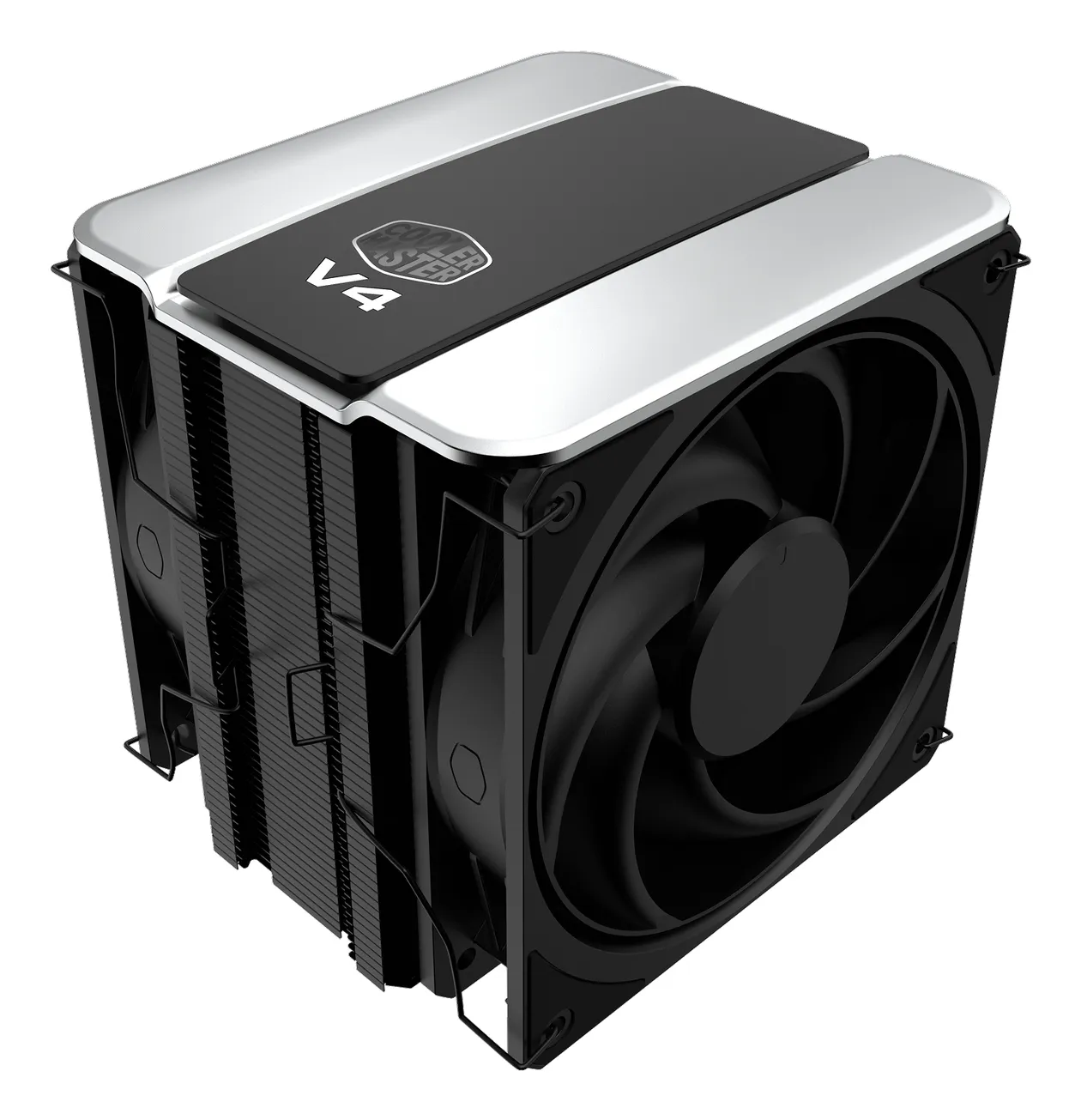 Cooler Master V4 Alpha 3DHP, 2x120 mm -prosessorij&auml;&auml;hdytin, musta