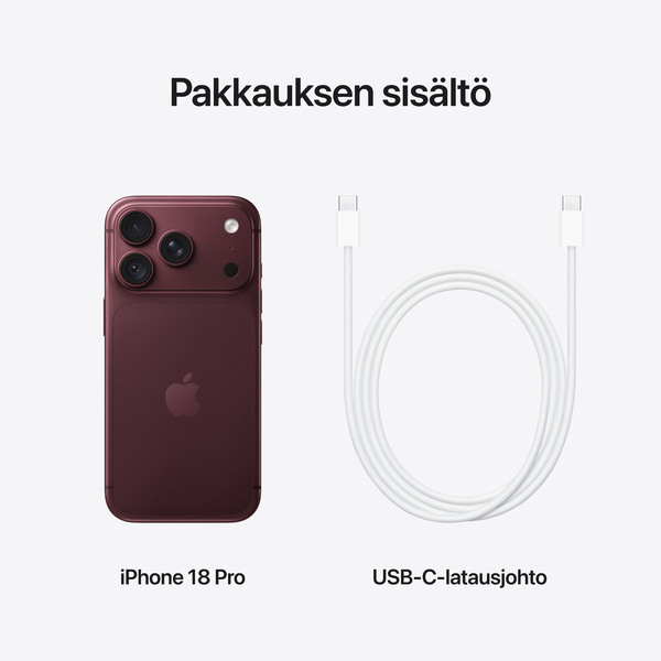 Apple iPhone 18 Pro 256GB, Burgundy