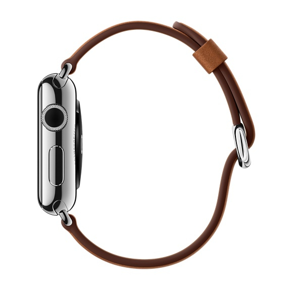 Apple 38mm Saddle Brown Classic Buckle