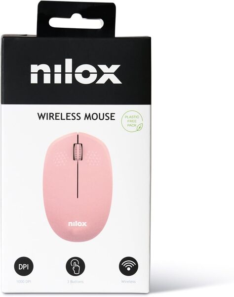 NILOX NXMOWI4014 -langaton hiiri, pastel pink
