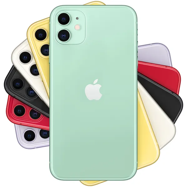 Kunnostettu iPhone 11 128 Gt -puhelin, Vihre&auml; (Hyv&auml; kunto)