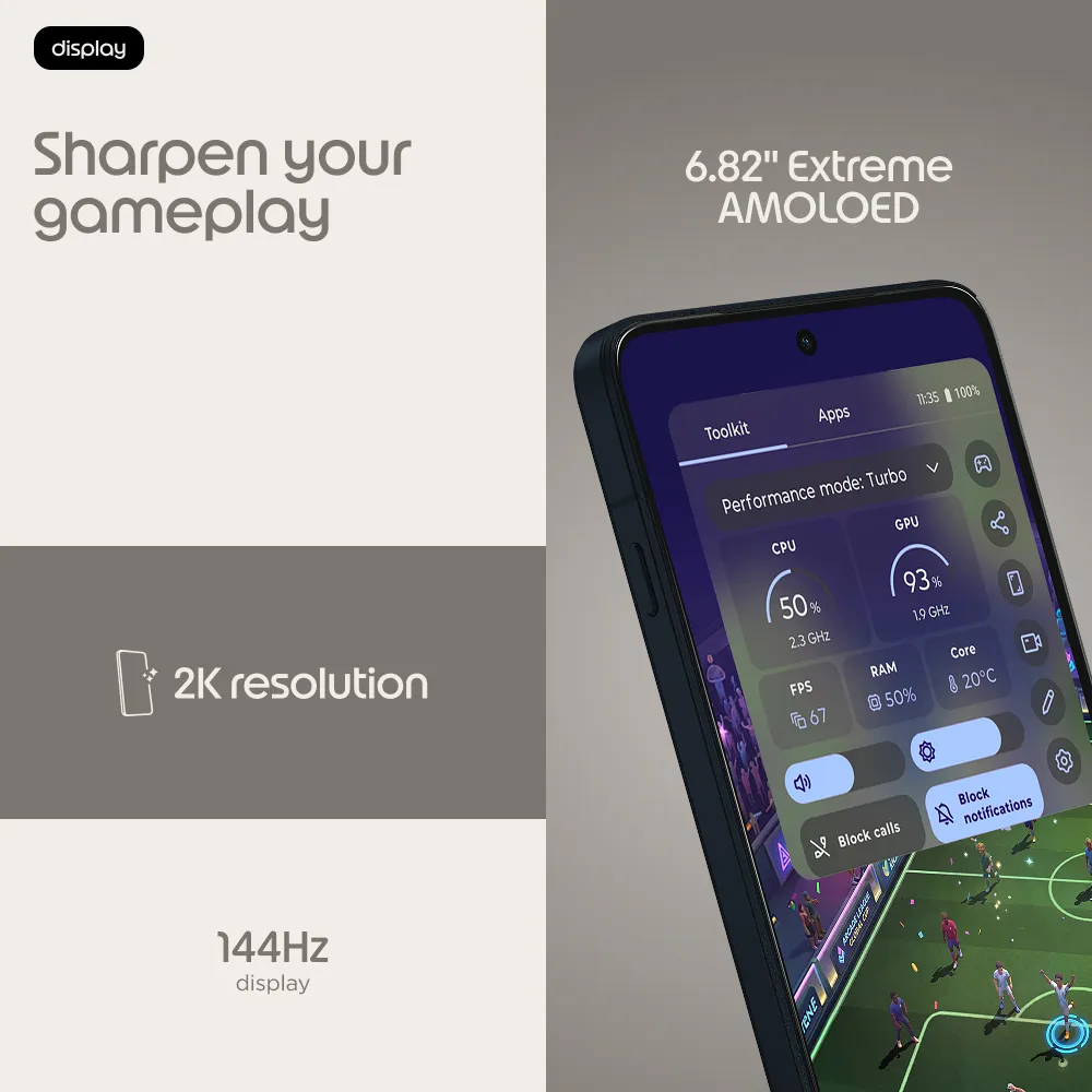 Motorola Edge 70 Max 8/256GB, PANTONE Dark Shadow
