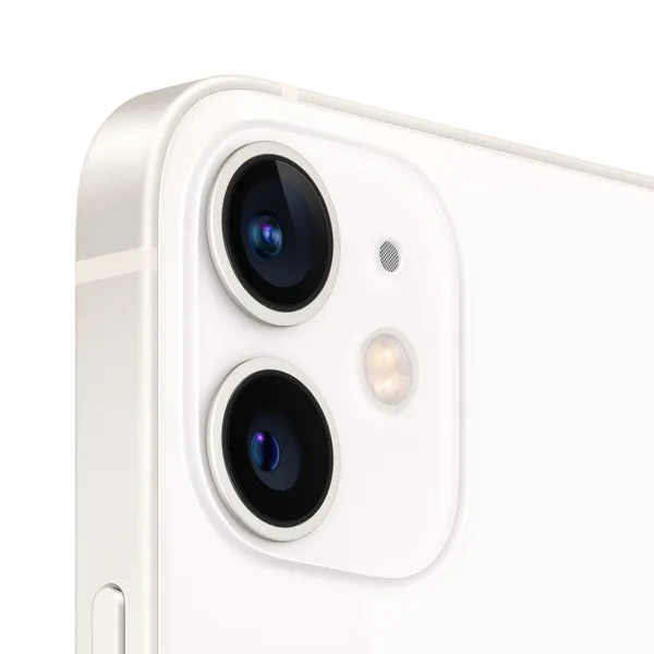 Kunnostettu iPhone 12 mini 128 Gt -puhelin, Valkoinen (Tyydyttävä kunto)