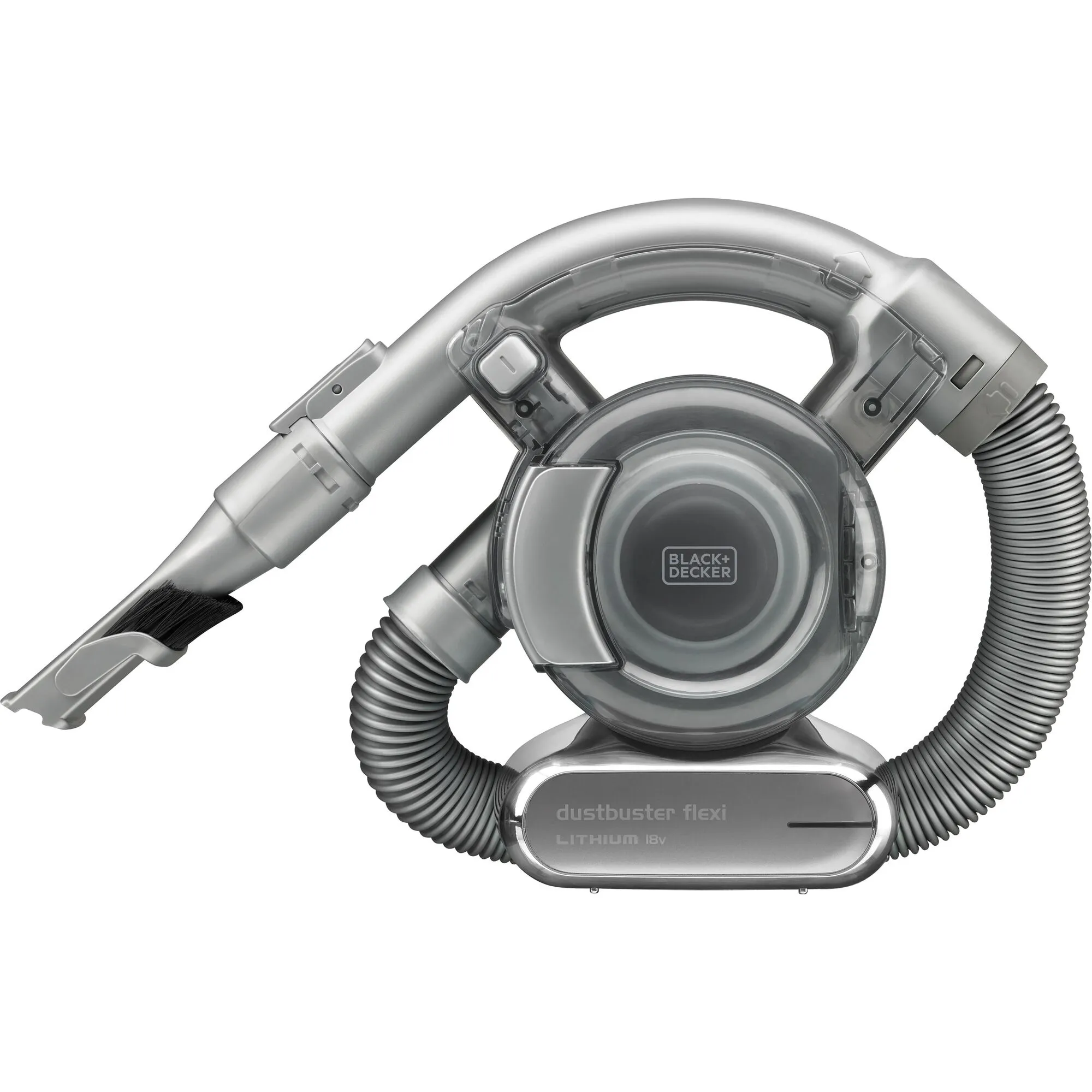 BLACK+DECKER PD1820L-QW 18V -k&auml;sik&auml;ytt&ouml;inen imuri, kromi