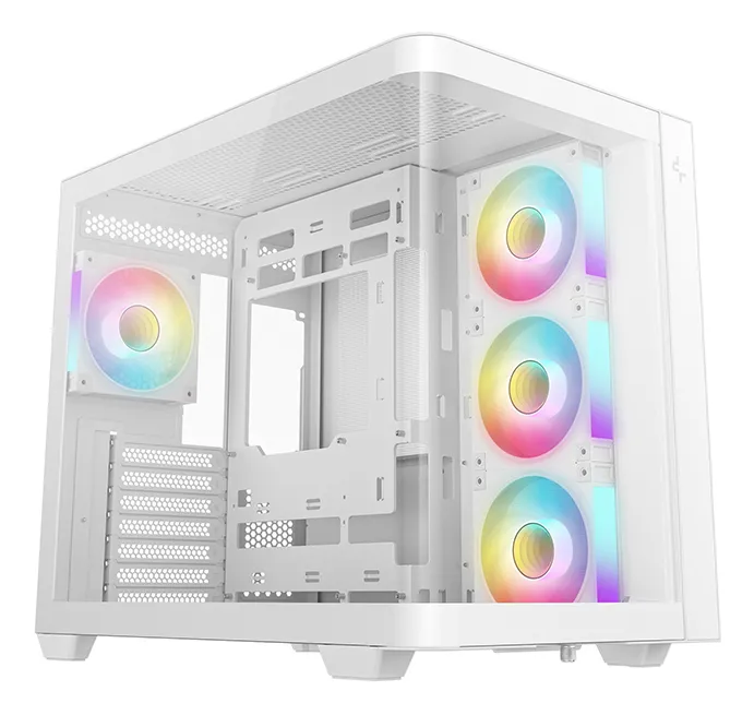 DeepCool CG530U 4F Midi-Tower Case with window, White