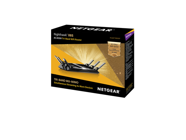 Netgear Nighthawk X6 R8000, AC3200, Tri-band - Wi-Fi router