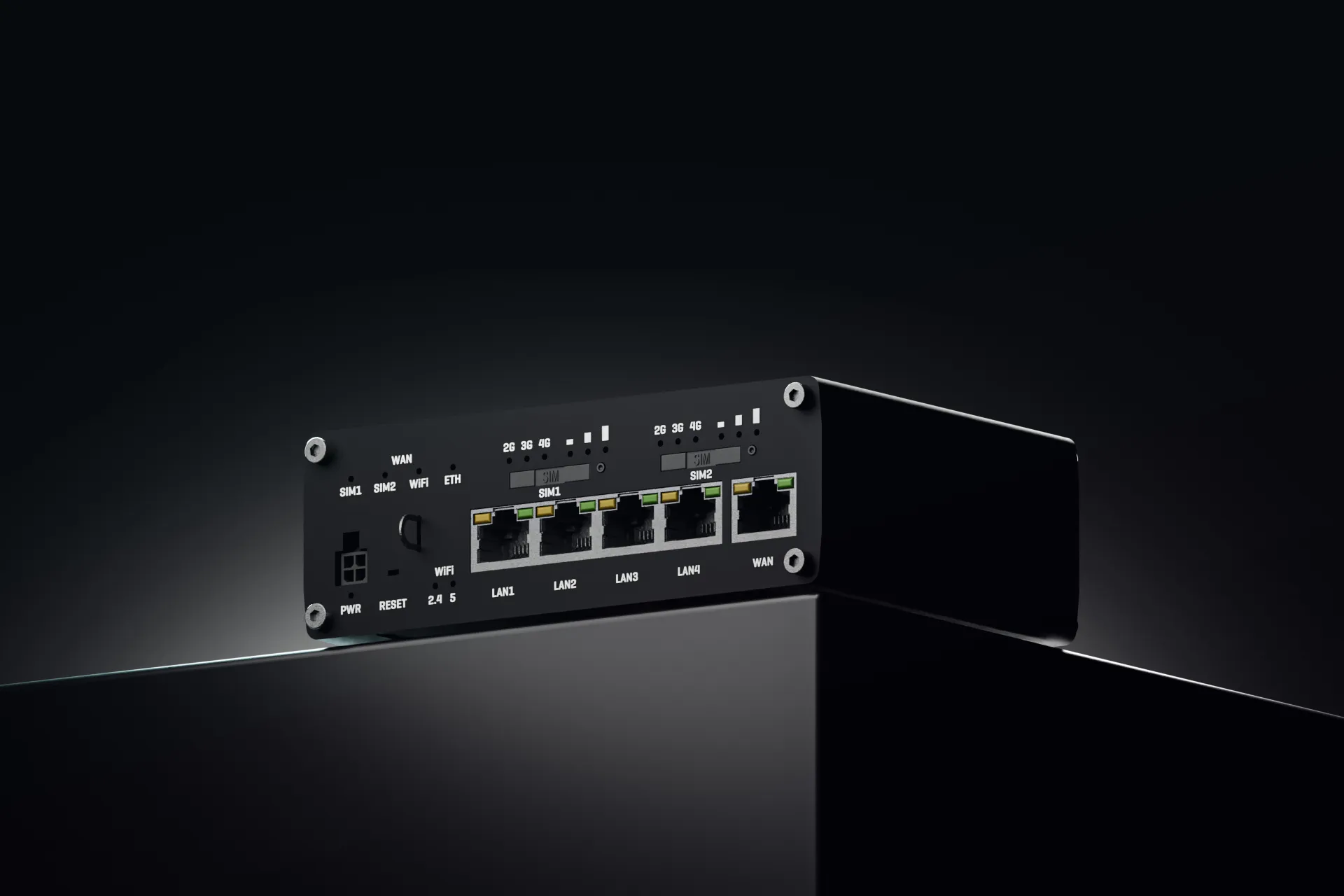 Teltonika Networks RUTX12 - Cellular network router, Black