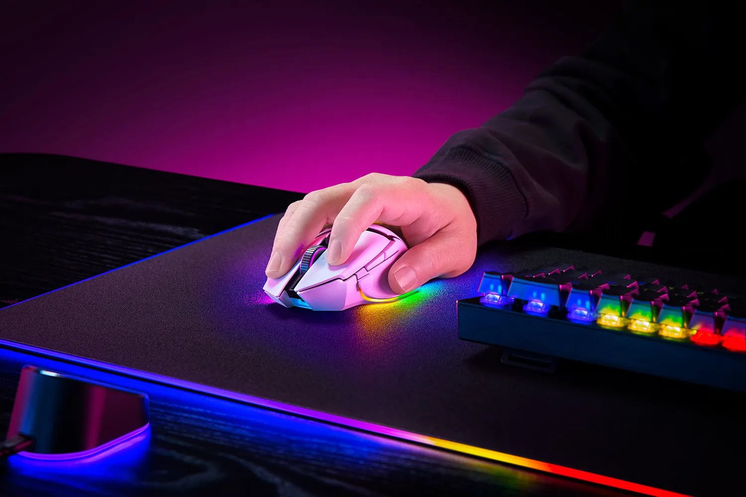 Razer Basilisk V3 Pro - wireless gaming mouse, white
