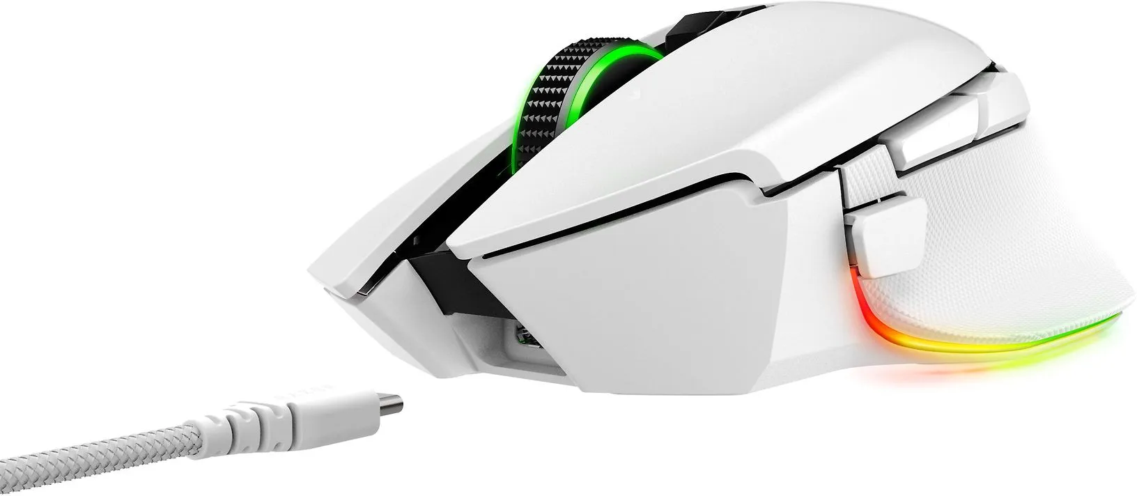 Razer Basilisk V3 Pro - tr&aring;dl&ouml;s spelmus, vit