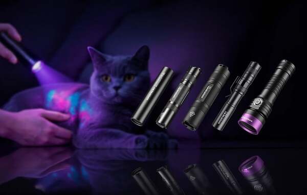 SUPERFIRE S11-H, 800 mAh, UV flashlight