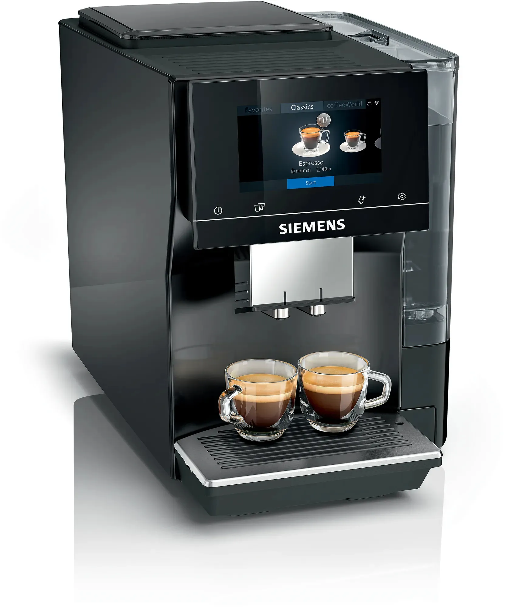 Siemens TP703R09 EQ700 Classic - espressomaskin, Svart