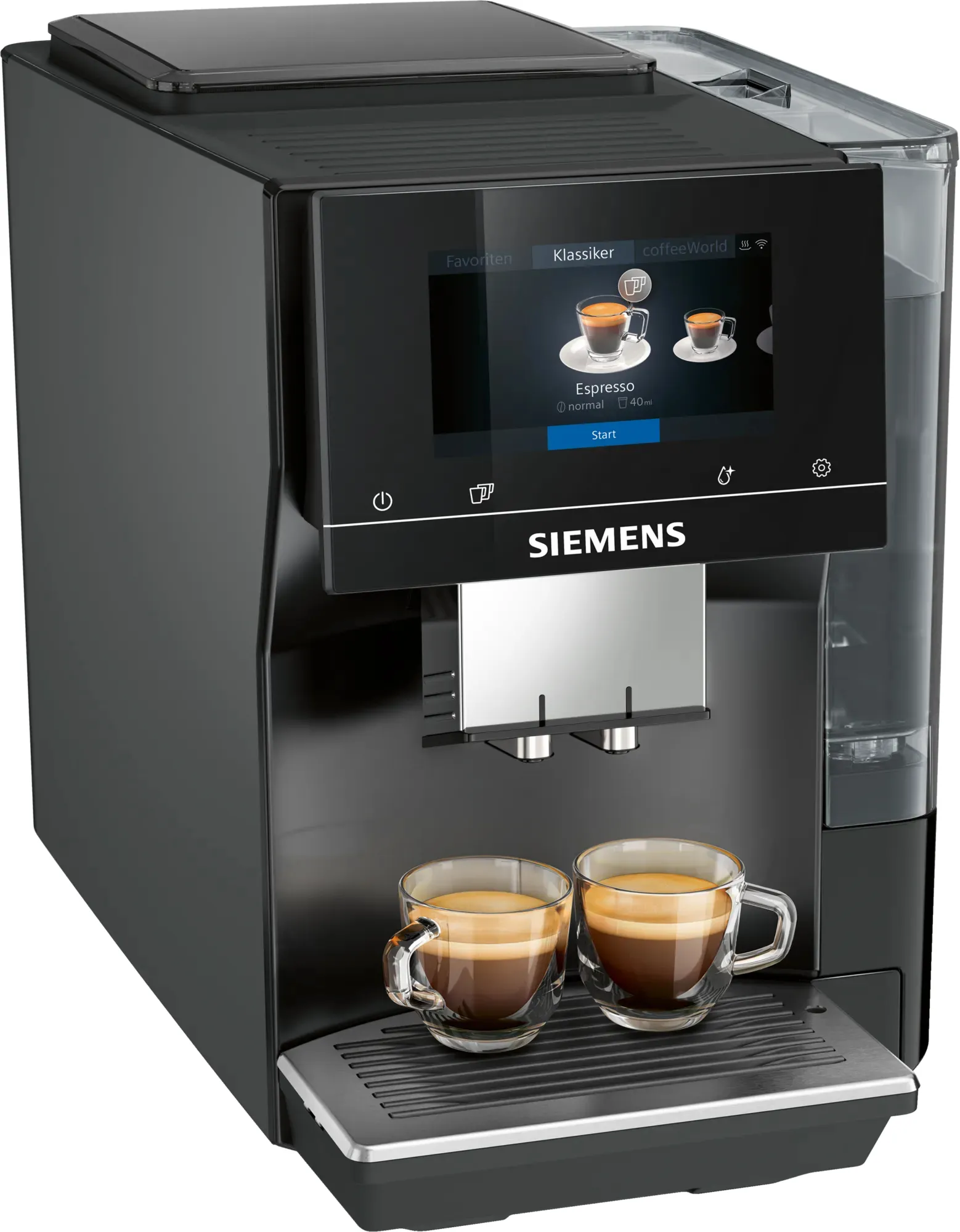Siemens TP703R09 EQ700 Classic - espressomaskin, Svart