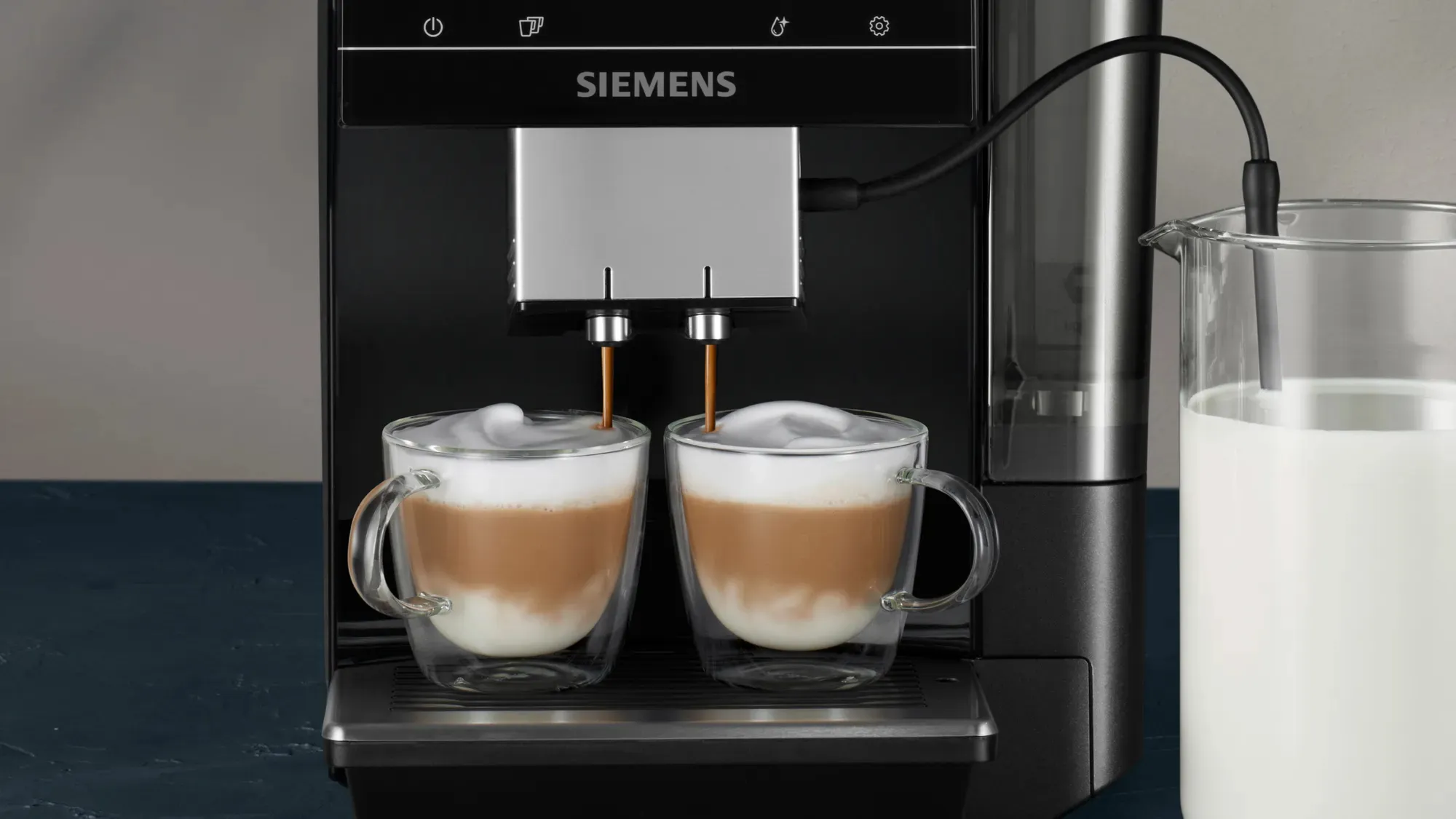 Siemens TP703R09 EQ700 Classic - espressomaskin, Svart