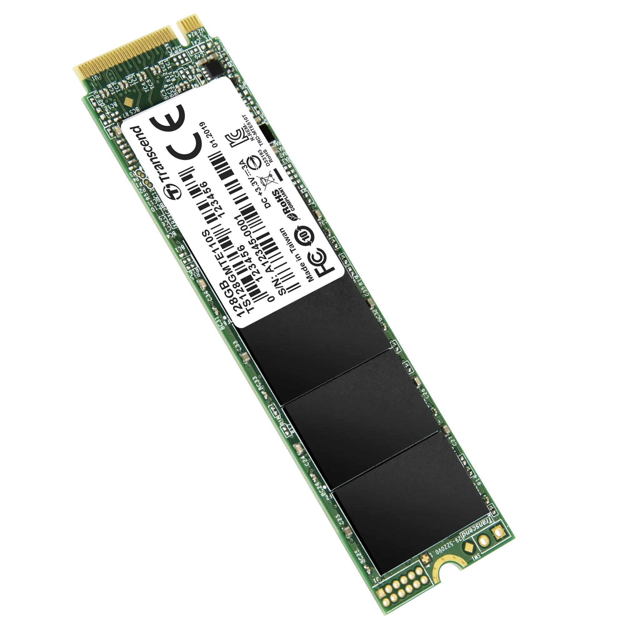 Transcend PCIe SSD 110S 128G 128GB, PCIe 3.0, M.2 - SSD