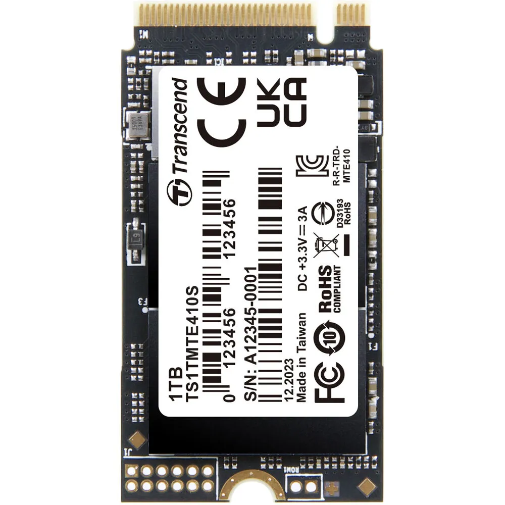 Transcend MTE410S 1 Tt M.2 PCIe 4.0 x4 NVMe -SSD-levy