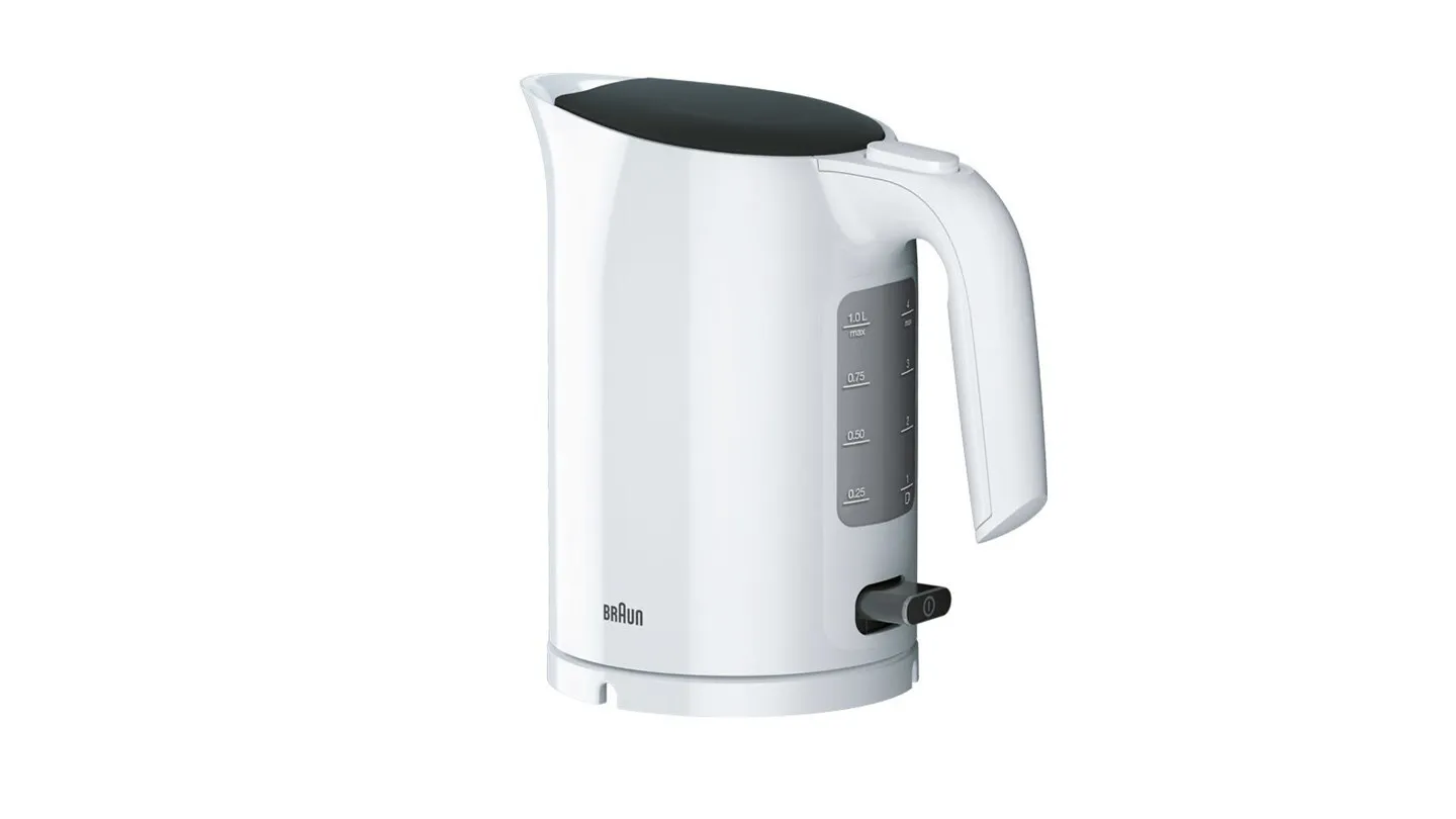 Braun PurEase - electric kettle, white, 1L