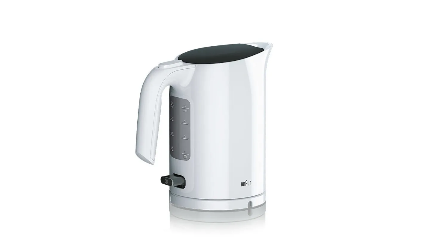 Braun PurEase - electric kettle, white, 1L